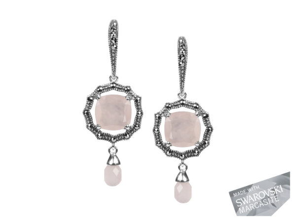 Rose Quartz Earrings MJ18886