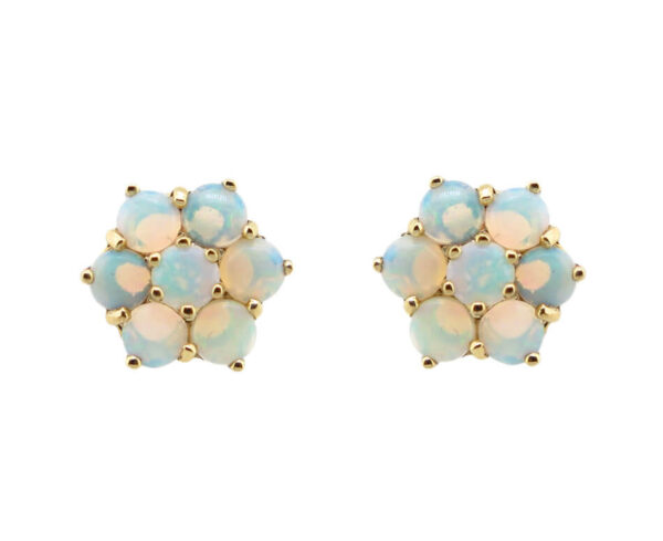 Opal Cluster Stud Earrings MJ19021