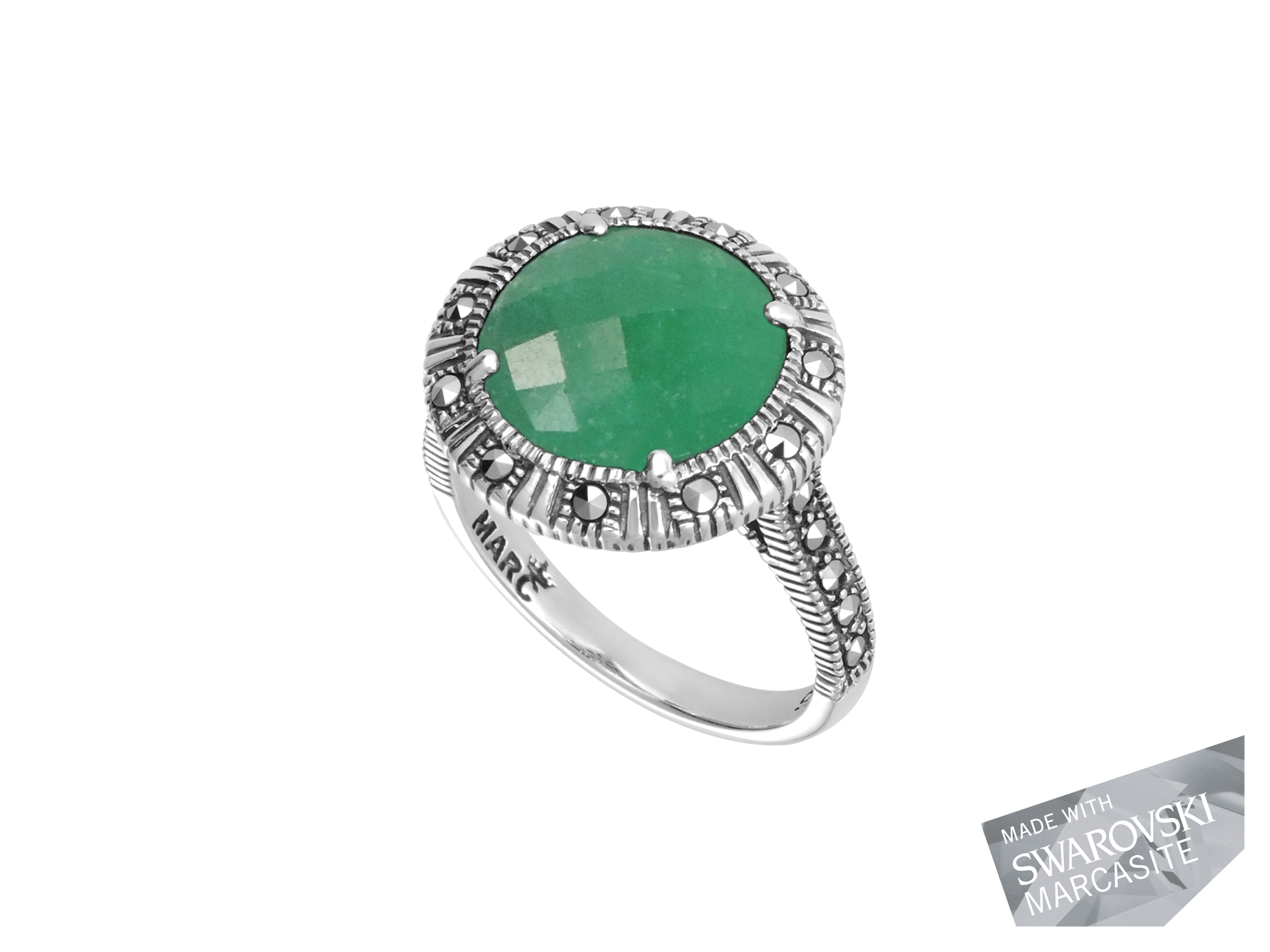 MUYUN Rings, Ring Men's Wind Green Chalcedony Ring Slightly Set Zircon Green  Agate Ring : Buy Online at Best Price in KSA - Souq is now Amazon.sa:  Fashion