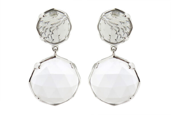 Clear Quartz Large Drop Earring MJ20715