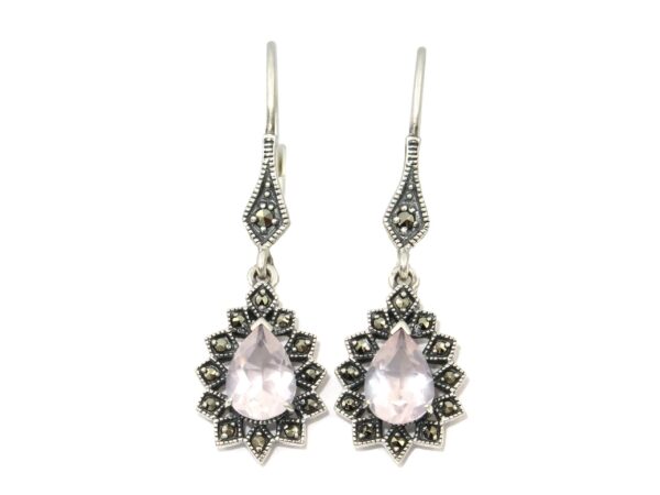 ROSE QUARTZ EARRINGS MJ24475