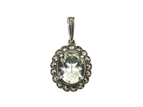 GREEN AMETHYST PENDANT MJ24540