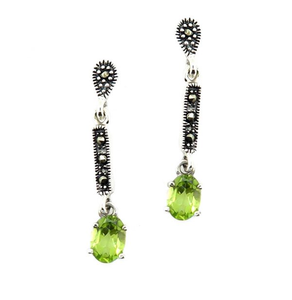 Peridot Drop Earring MJ20557