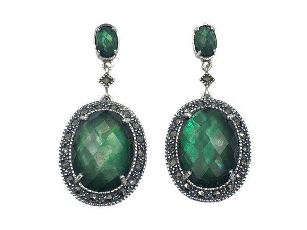 Green Mother Of Pearl Drops MJ25336