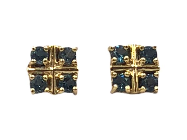 9ct London Blue Topaz Studs MJ25420