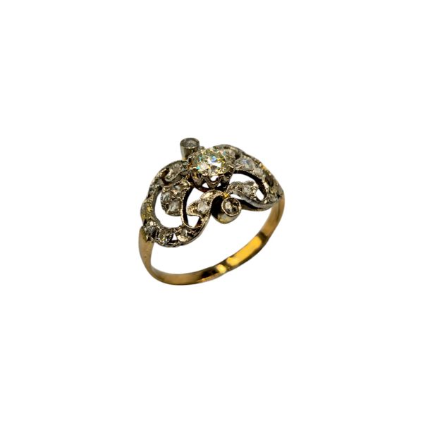 Antique Diamond Ring in 18ct Gold AJ16735